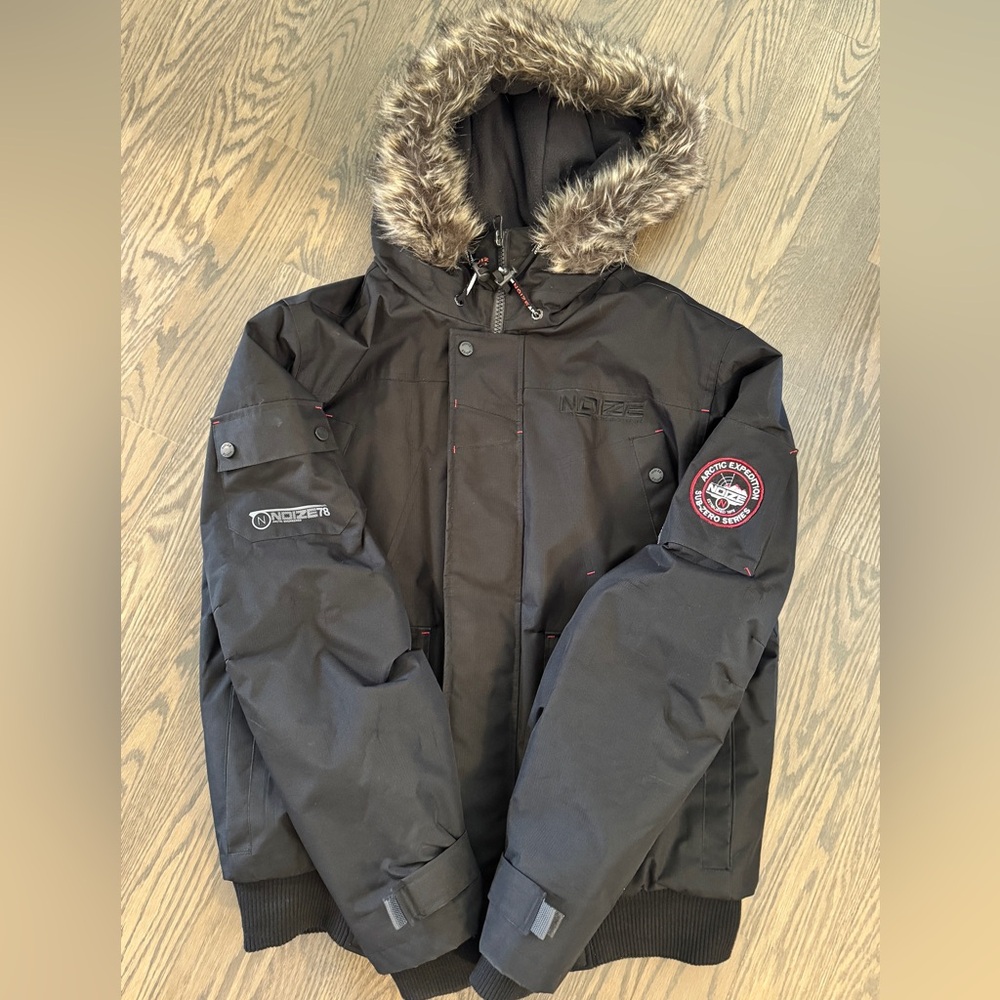 Noize Arctic Engineered Jacket - Black and White